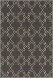 Hauteloom Chertsey CHE Black Machine Made Olefin Rug