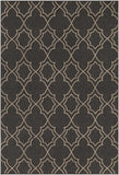 Hauteloom Chertsey CHE Black Machine Made Olefin Rug