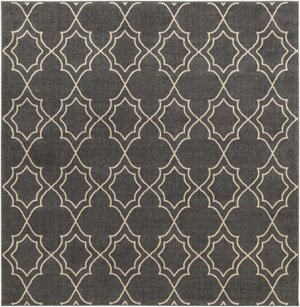 Hauteloom Chertsey CHE Black Machine Made Olefin Rug