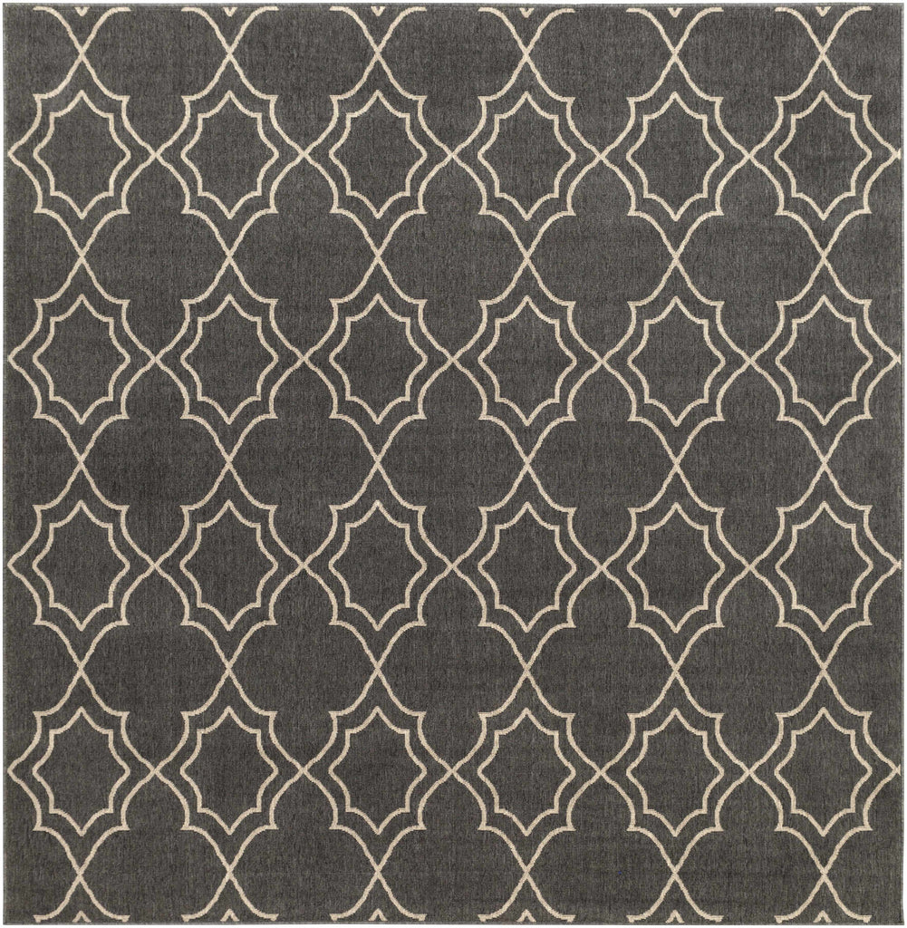Hauteloom Chertsey CHE Black Machine Made Olefin Rug