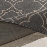 Hauteloom Chertsey CHE Black Machine Made Olefin Rug