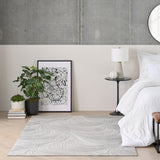 nourison central park west cep02 grey rug