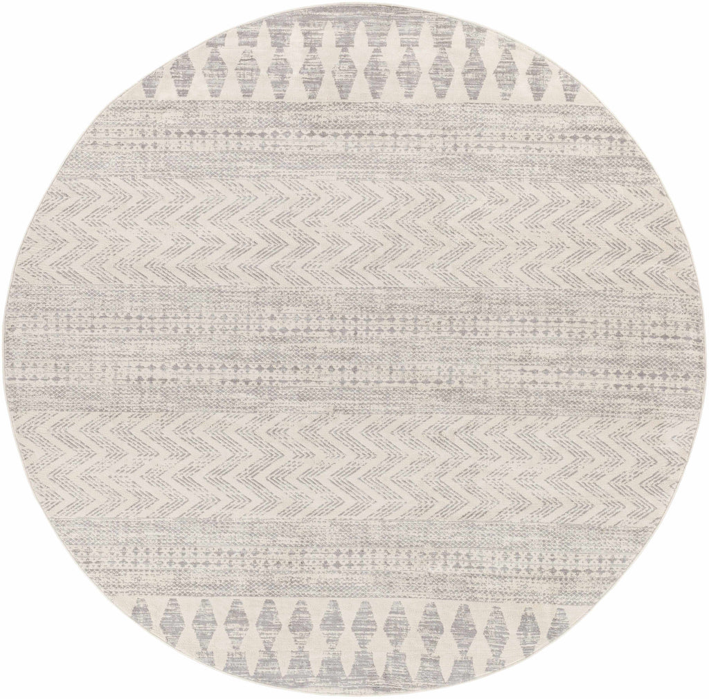 Hauteloom Chinnor CHINN Light Gray Machine Made Polypropylene Rug
