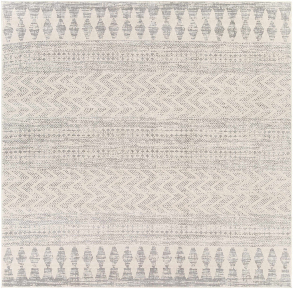 Hauteloom Chinnor CHINN Light Gray Machine Made Polypropylene Rug