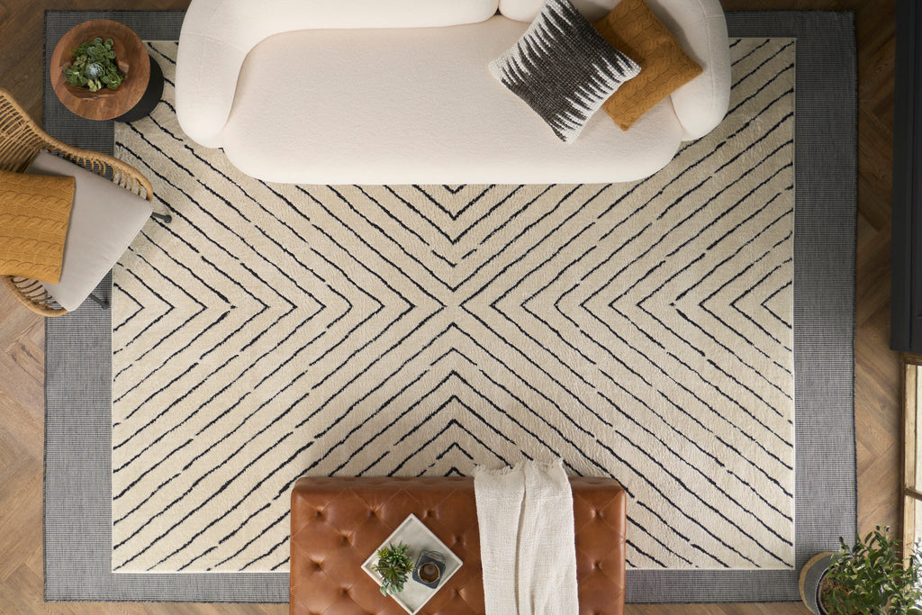 nourison modern comfort mnc01 ivory black rug