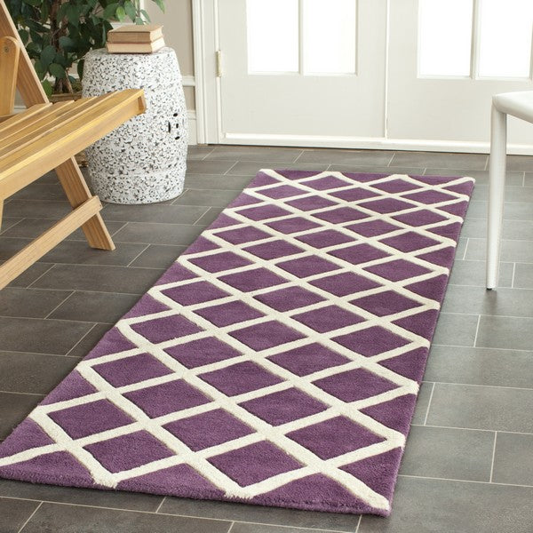 safavieh clearance chatham cht718f purple rug
