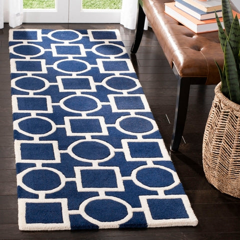 safavieh clearance chatham cht737c navy rug