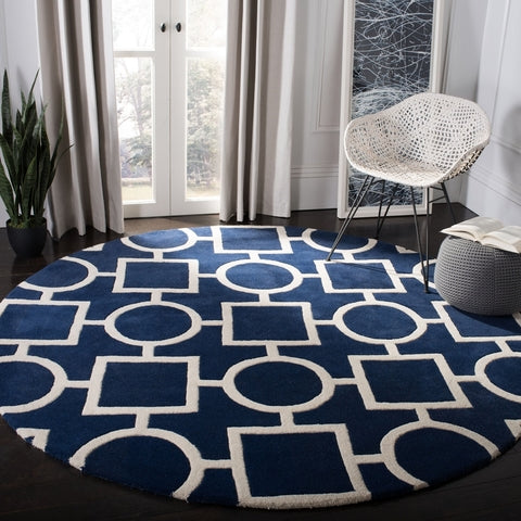 safavieh clearance chatham cht737c navy rug