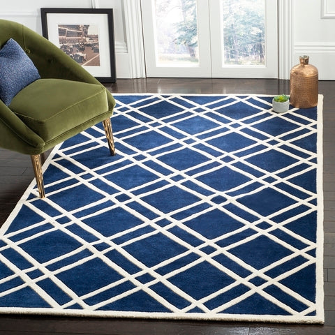 safavieh clearance chatham cht740c navy rug