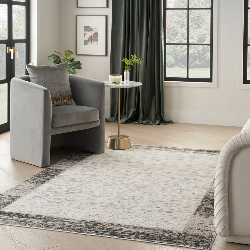 nourison desire dsr02 grey black rug
