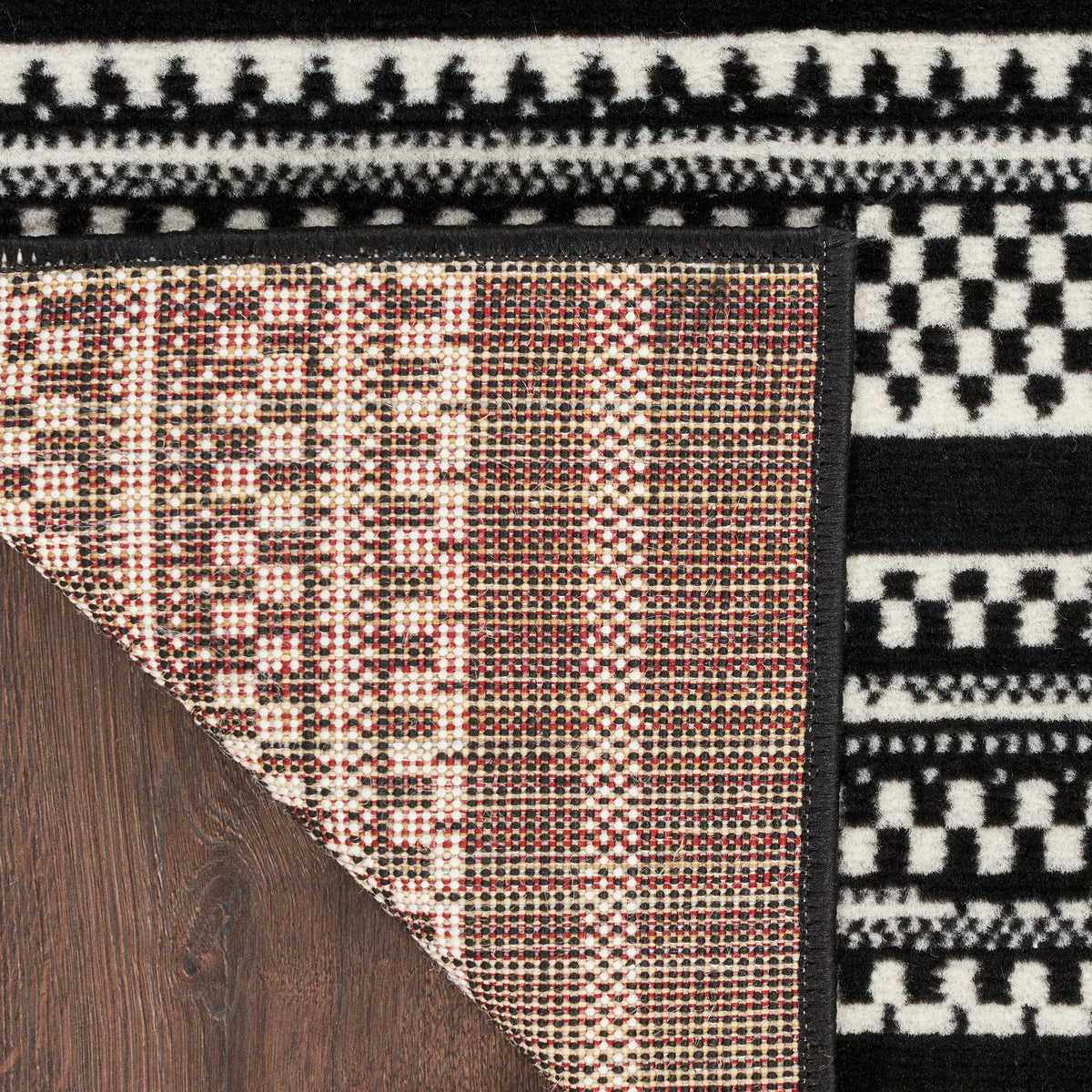 nourison grafix grf41 black white rug