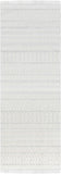 Hauteloom Limited Edition CIRA01 White Machine Made Polyester Rug