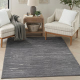 nourison care free caf04 grey rug