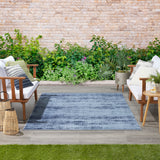 nourison nourison essentials nre03 denim rug