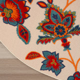 nourison aloha alh31 multicolor rug