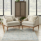 nourison astra machine washable asw12 light blue rug