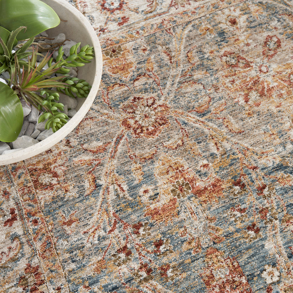 nourison sahar shr03 blue rug