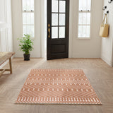 nourison astra machine washable asw10 copper rug