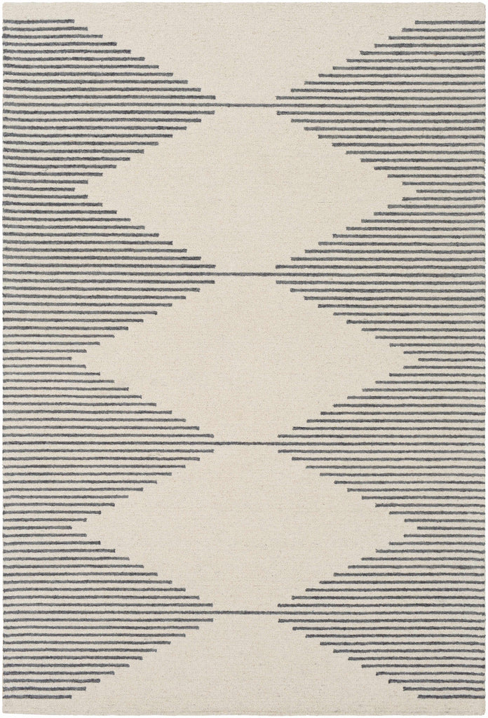 Hauteloom Clapham CLAP Charcoal Hand Tufted Wool Rug