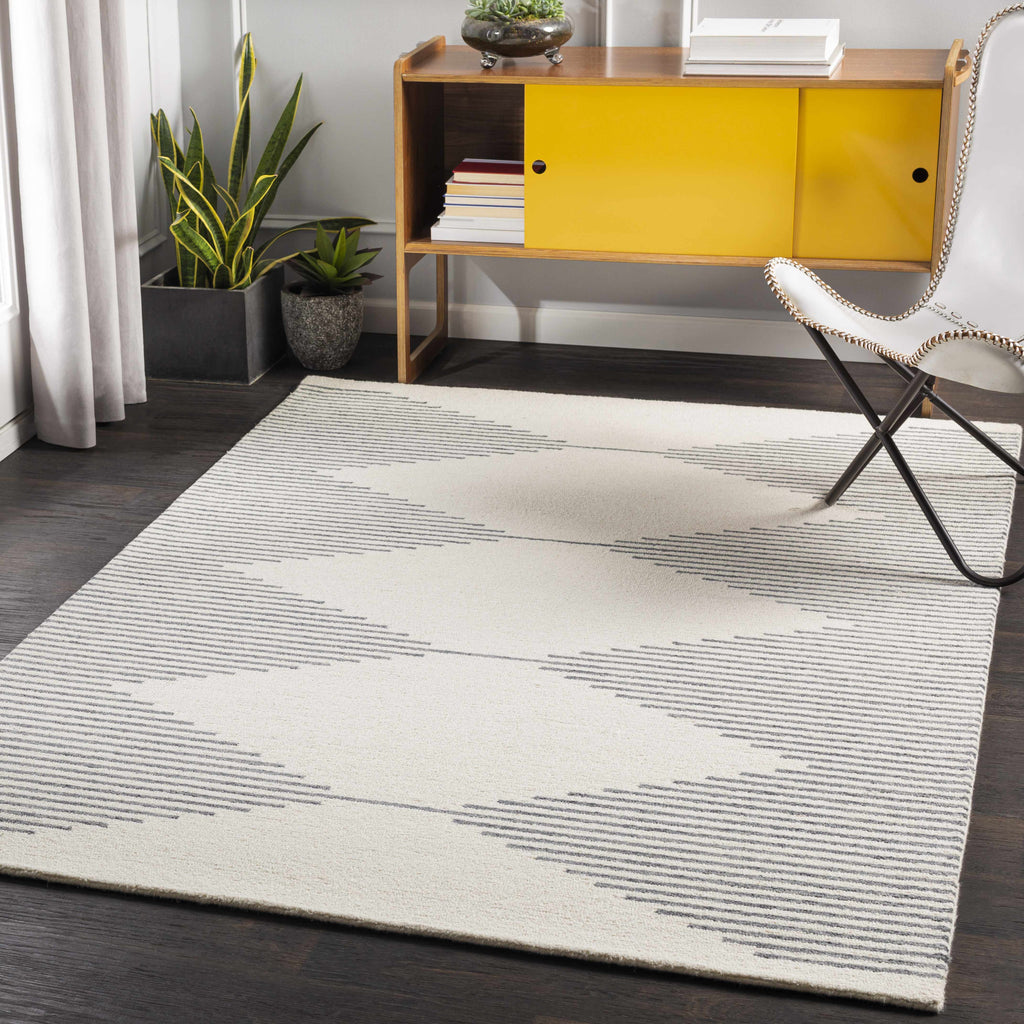 Hauteloom Clapham CLAP Charcoal Hand Tufted Wool Rug