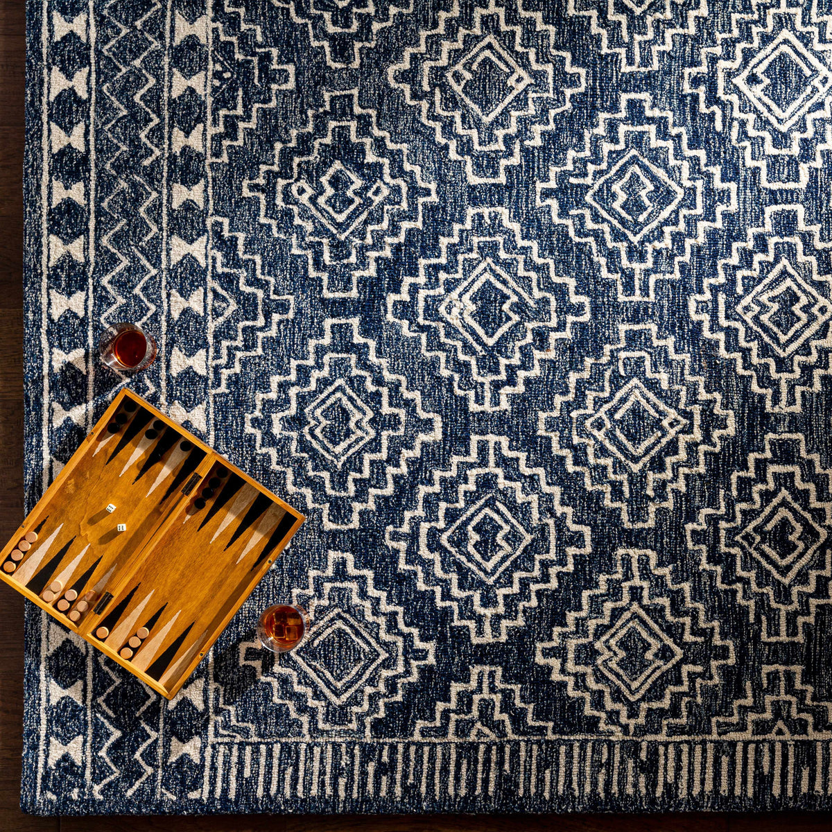 Hauteloom Clapham CLAP Charcoal Hand Tufted Wool Rug