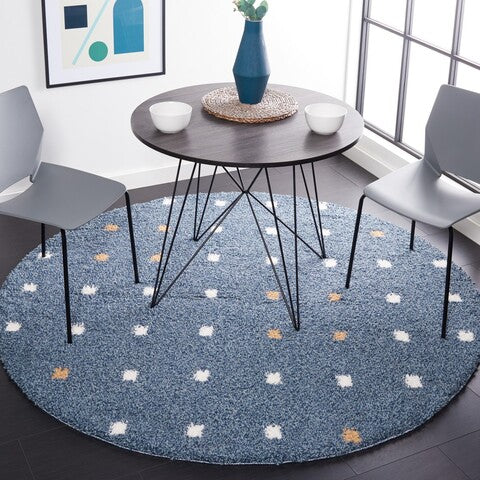 safavieh clearance calico shag clc102m blue rug
