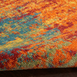 nourison nourison essentials nre06 flame rug
