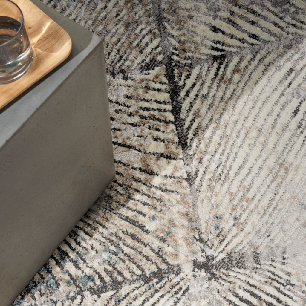 nourison ck022 infinity ifn03 ivory grey rug