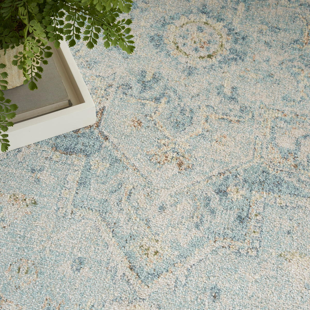 nourison astra machine washable asw12 light blue rug