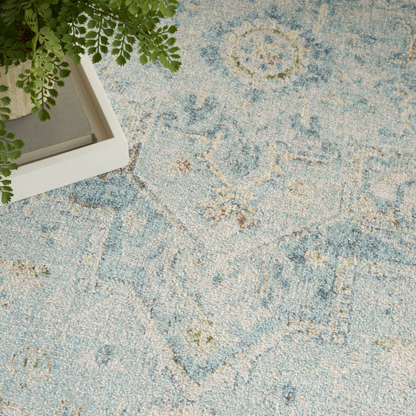 nourison astra machine washable asw12 light blue rug