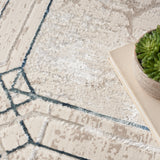 nourison glitz glz03 ivory taupe rug