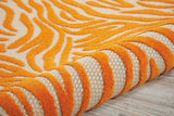 nourison aloha alh04 orange rug