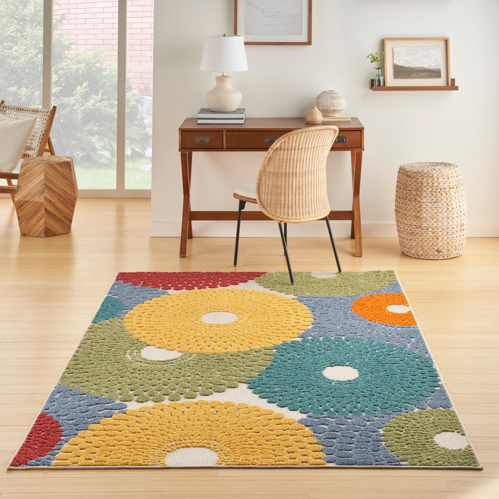 nourison aloha alh29 multicolor rug