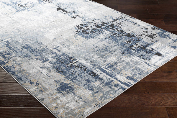 Hauteloom Campsall CMPS Light Gray Machine Made Polypropylene Rug