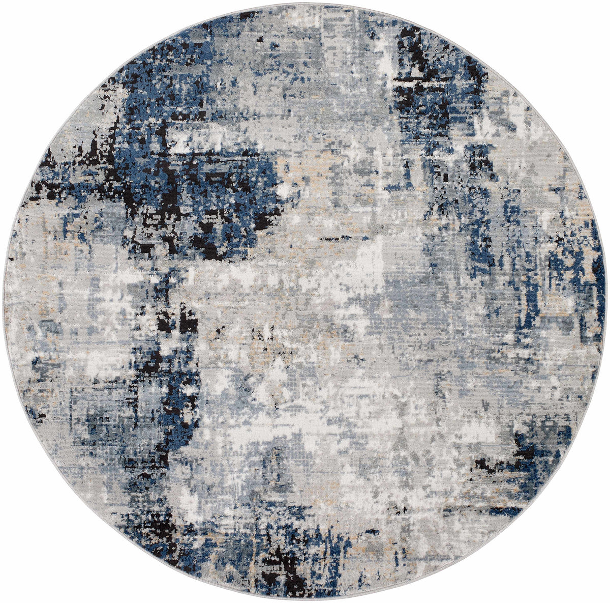 Hauteloom Campsall CMPS Light Gray Machine Made Polypropylene Rug