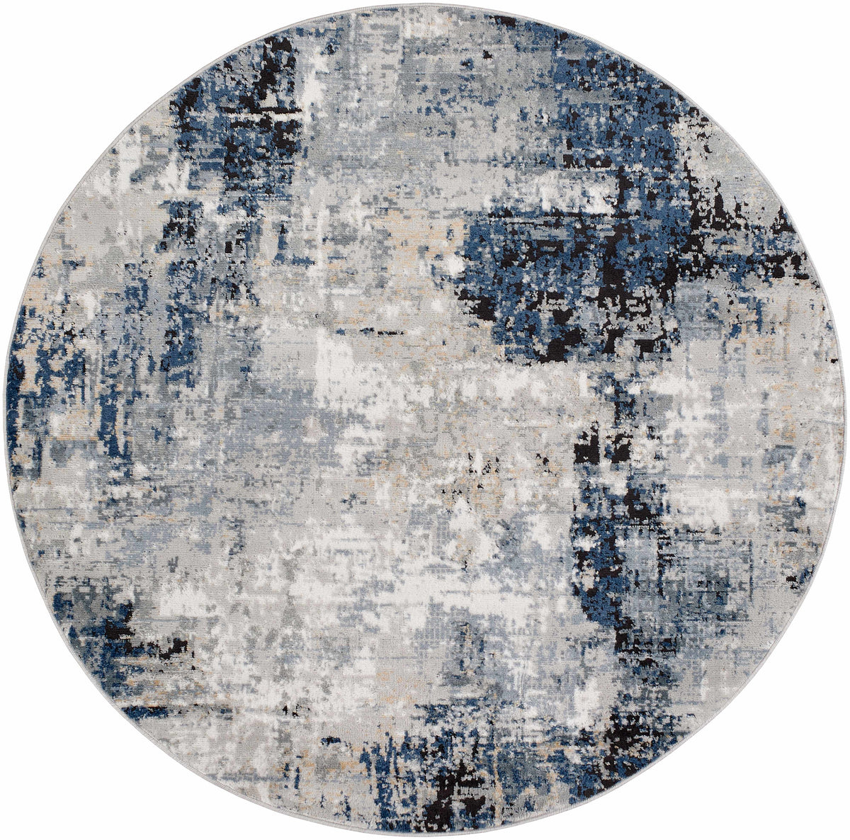 Hauteloom Campsall CMPS Light Gray Machine Made Polypropylene Rug