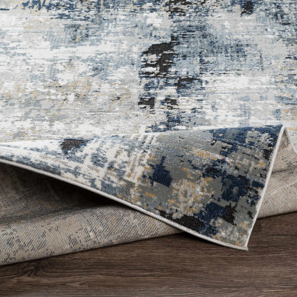 Hauteloom Campsall CMPS Light Gray Machine Made Polypropylene Rug