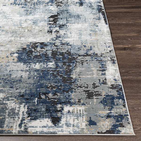 Hauteloom Campsall CMPS Light Gray Machine Made Polypropylene Rug