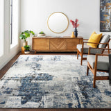 Hauteloom Campsall CMPS Light Gray Machine Made Polypropylene Rug