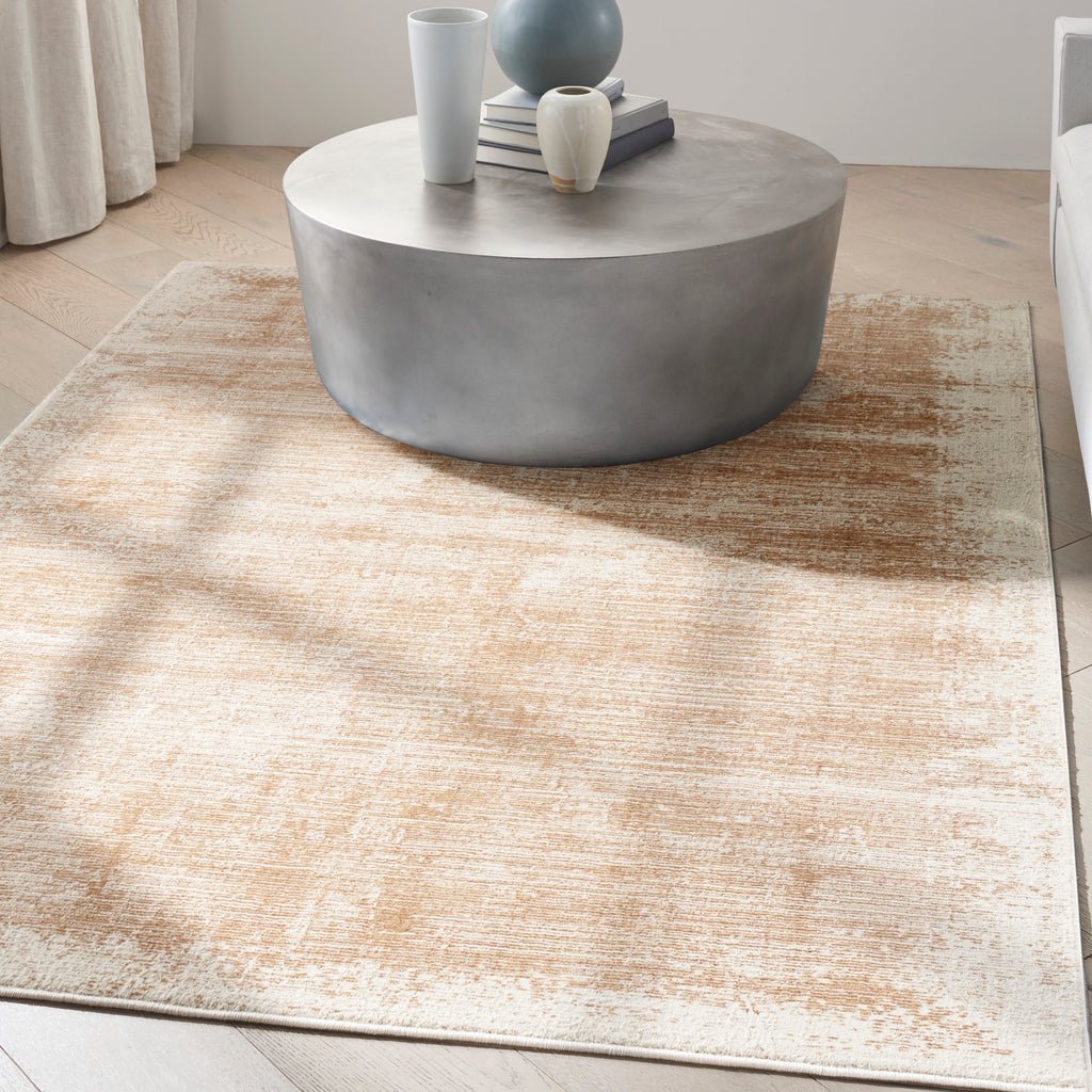 nourison ck024 irradiant irr03 rose gold rug