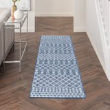 nourison positano pos02 navy blue rug