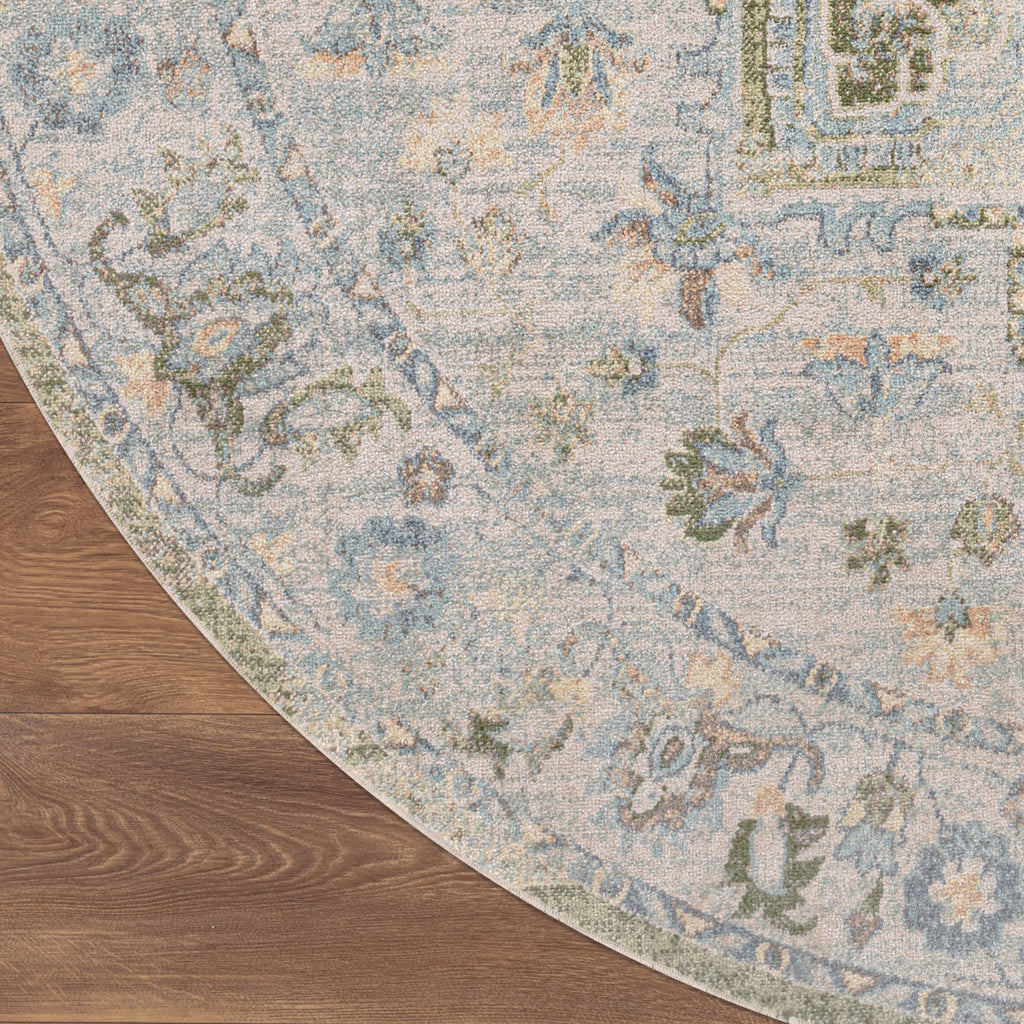 nourison astra machine washable asw12 blue green rug