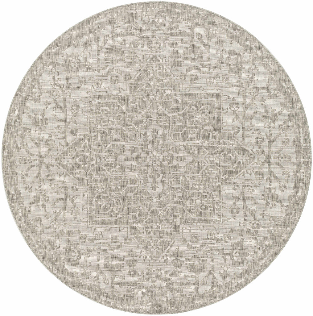 Hauteloom Canadian CNDN Gray Machine Made Polypropylene Rug