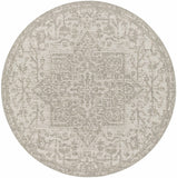 Hauteloom Canadian CNDN Gray Machine Made Polypropylene Rug
