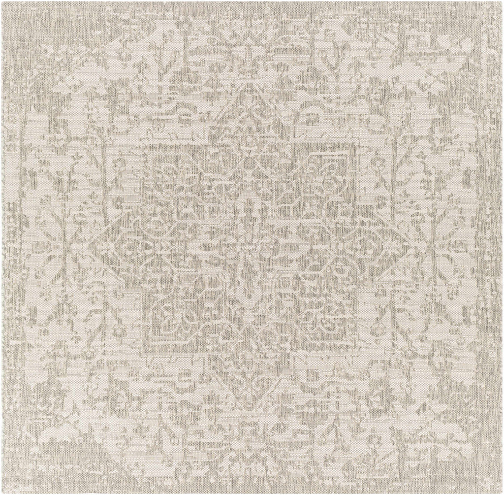 Hauteloom Canadian CNDN Gray Machine Made Polypropylene Rug