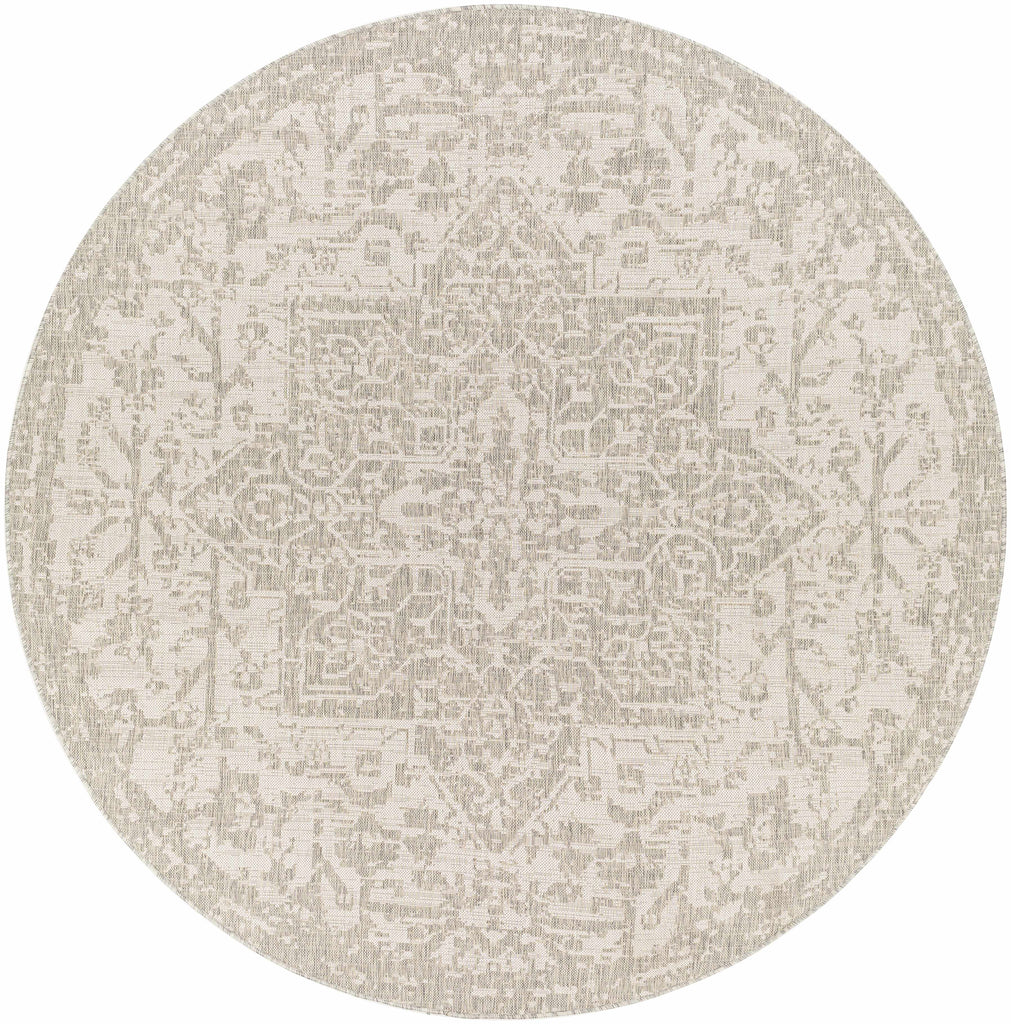 Hauteloom Canadian CNDN Gray Machine Made Polypropylene Rug