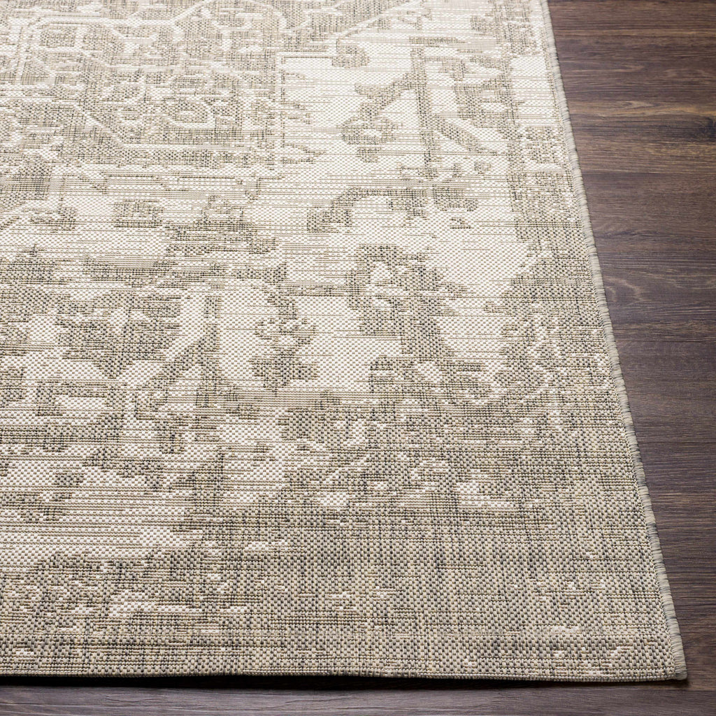 Hauteloom Canadian CNDN Gray Machine Made Polypropylene Rug
