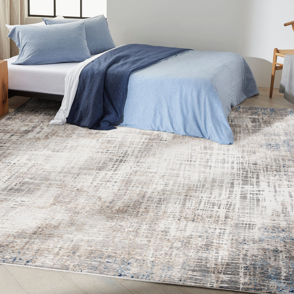 nourison ck022 infinity ifn01 blue multicolor rug