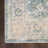 nourison astra machine washable asw16 teal beige rug