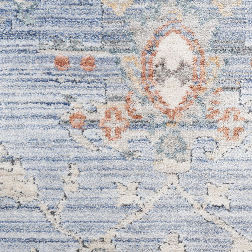 nourison elegant heirlooms elh02 blue ivory rug